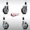 Service Caster 5'' SS Thermoplastic Rubber Wheel Swivel 1-3/8'' Expanding Stem Caster Set 2 Brakes, 4PK SCC-SSEX20S514-TPRB-2-TLB-2-138 - alternate 5